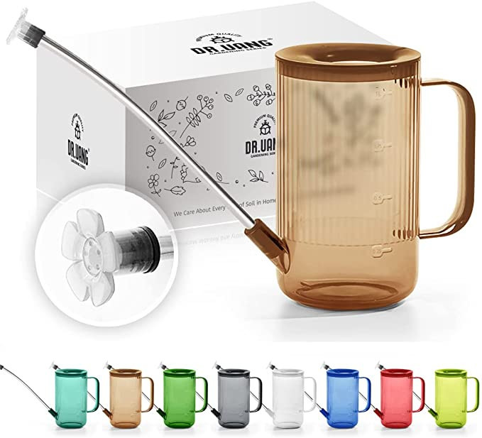 DR.UANG Small Watering Can Indoor Plants with Long Spout 1L/34oz Plastic Small Watering Can for S... | Amazon (US)