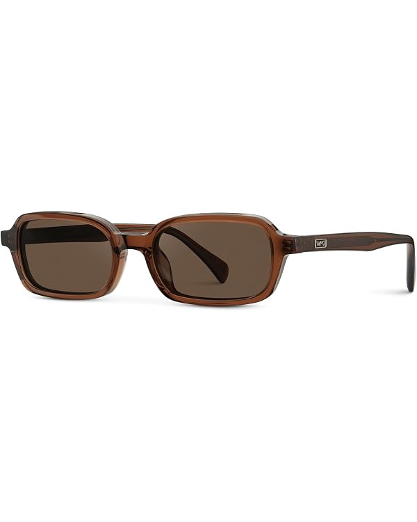 WearMe Pro WMP Eyewear – Women’s Slim Rectangular Sunglasses: 90s Compact Frame, Anti-Reflect... | Amazon (US)
