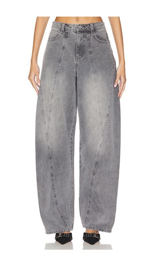 Archer Wide Leg in Smoke Grey | Revolve Clothing (Global)