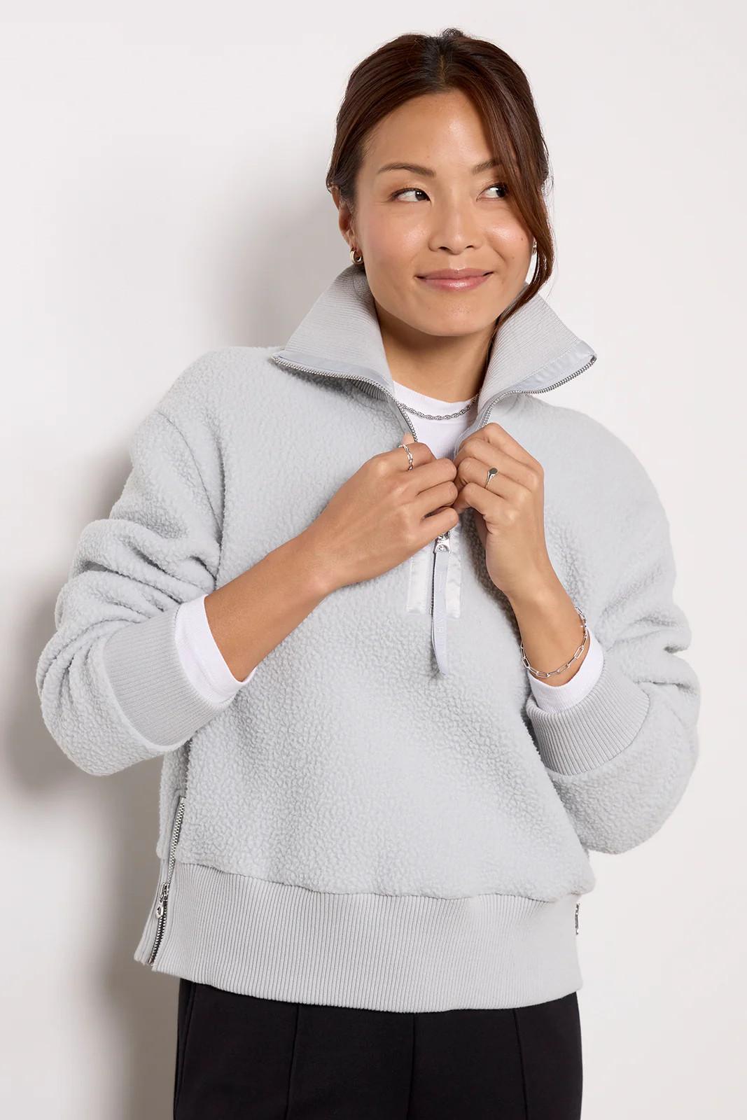 Roselle Half Zip Fleece | Evereve