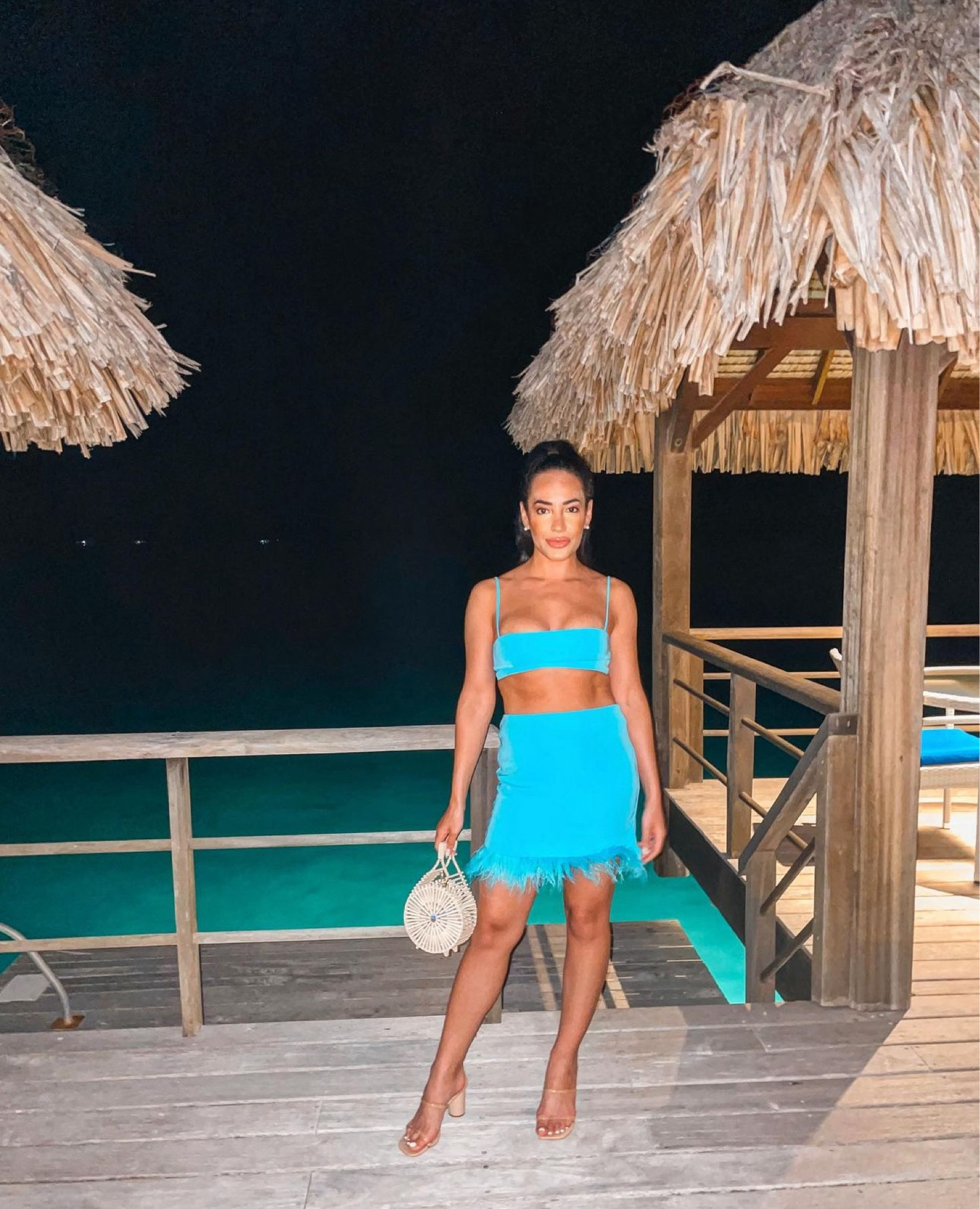 Turquoise blue obsessed in Bora Bora!! 🩵🫶🏼