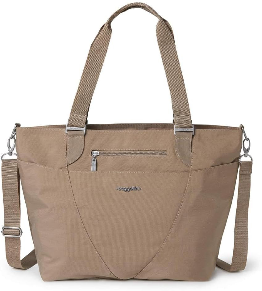 Baggallini Avenue Tote - 12x18 Laptop Tote Bag for Women - Lightweight Work Travel Carry On Bag | Amazon (US)