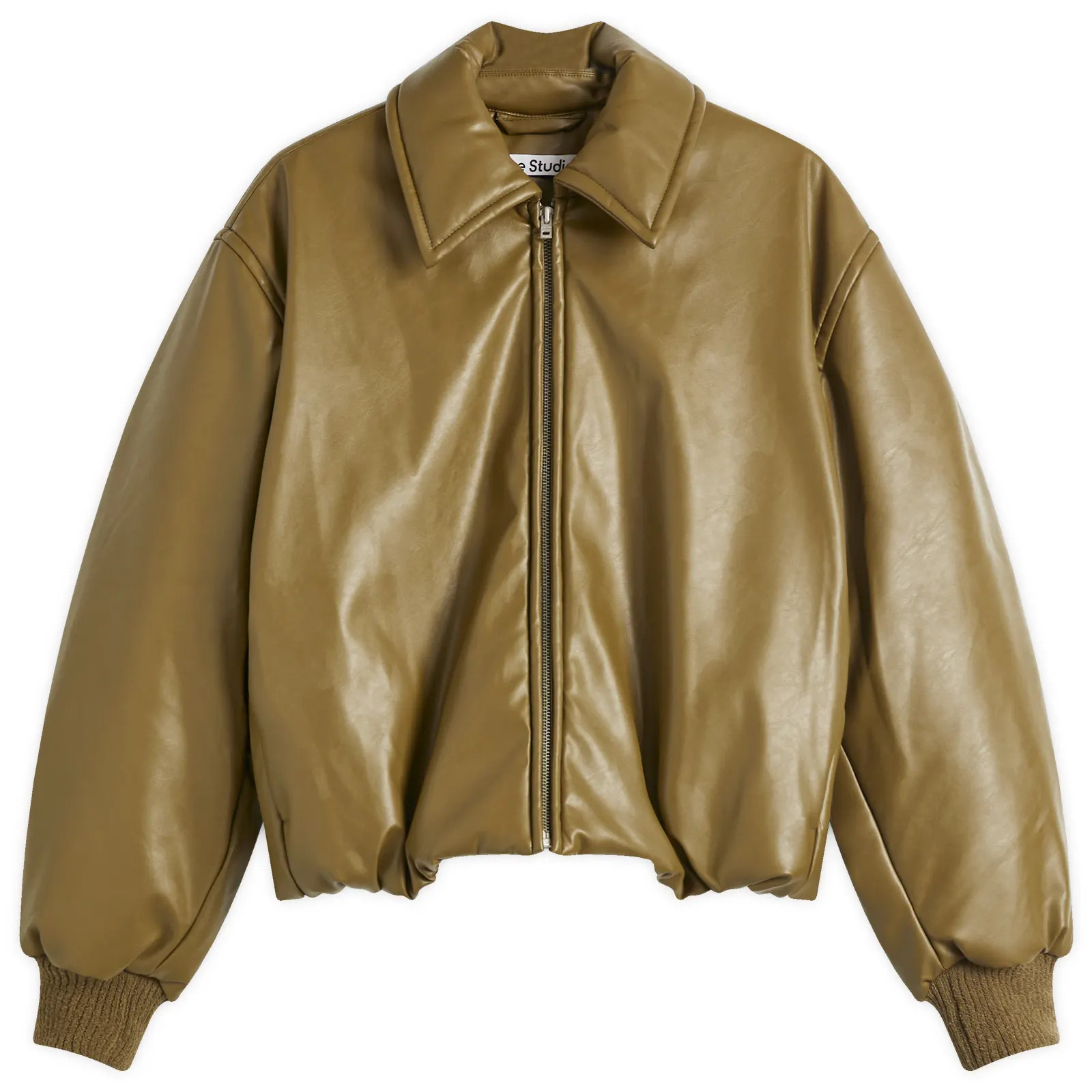Acne Studios  Onnea Faux Leather Bomber Jacket | END. Clothing