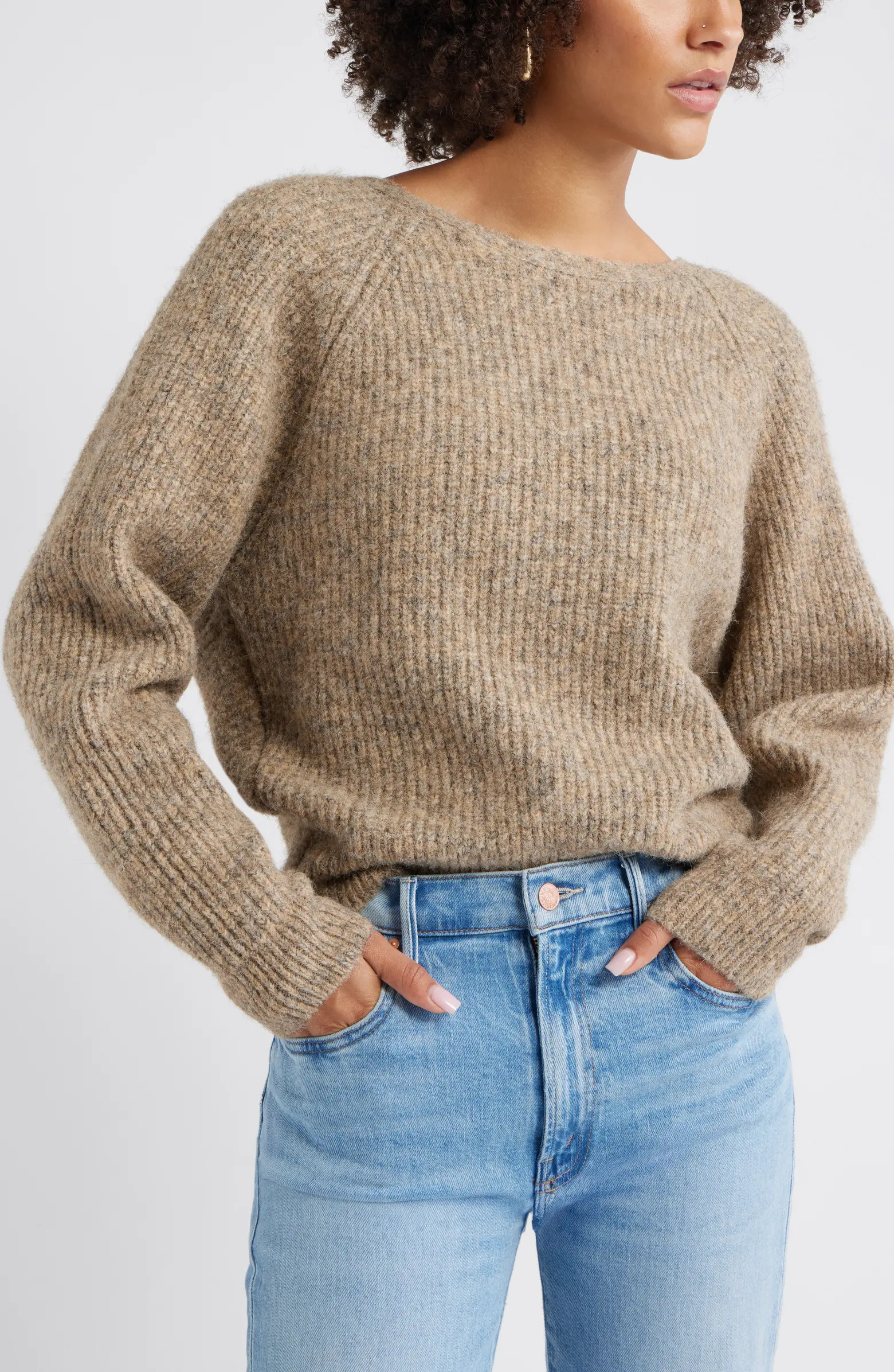 Twist Reversible Sweater | Nordstrom