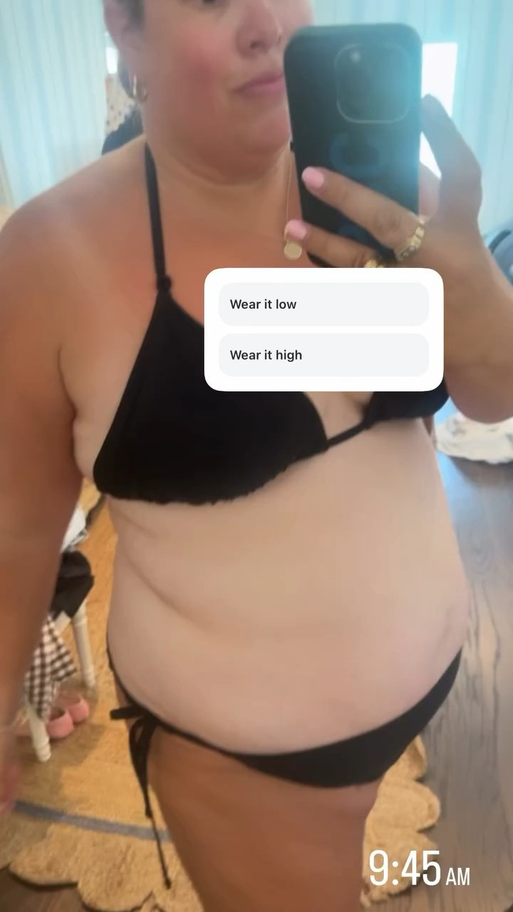 Black bikini! What do we think?

#LTKSwim #LTKPlusSize