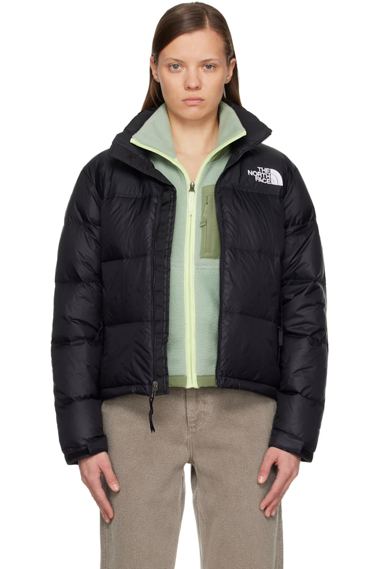 Black 1996 Retro Nuptse Down Jacket | SSENSE