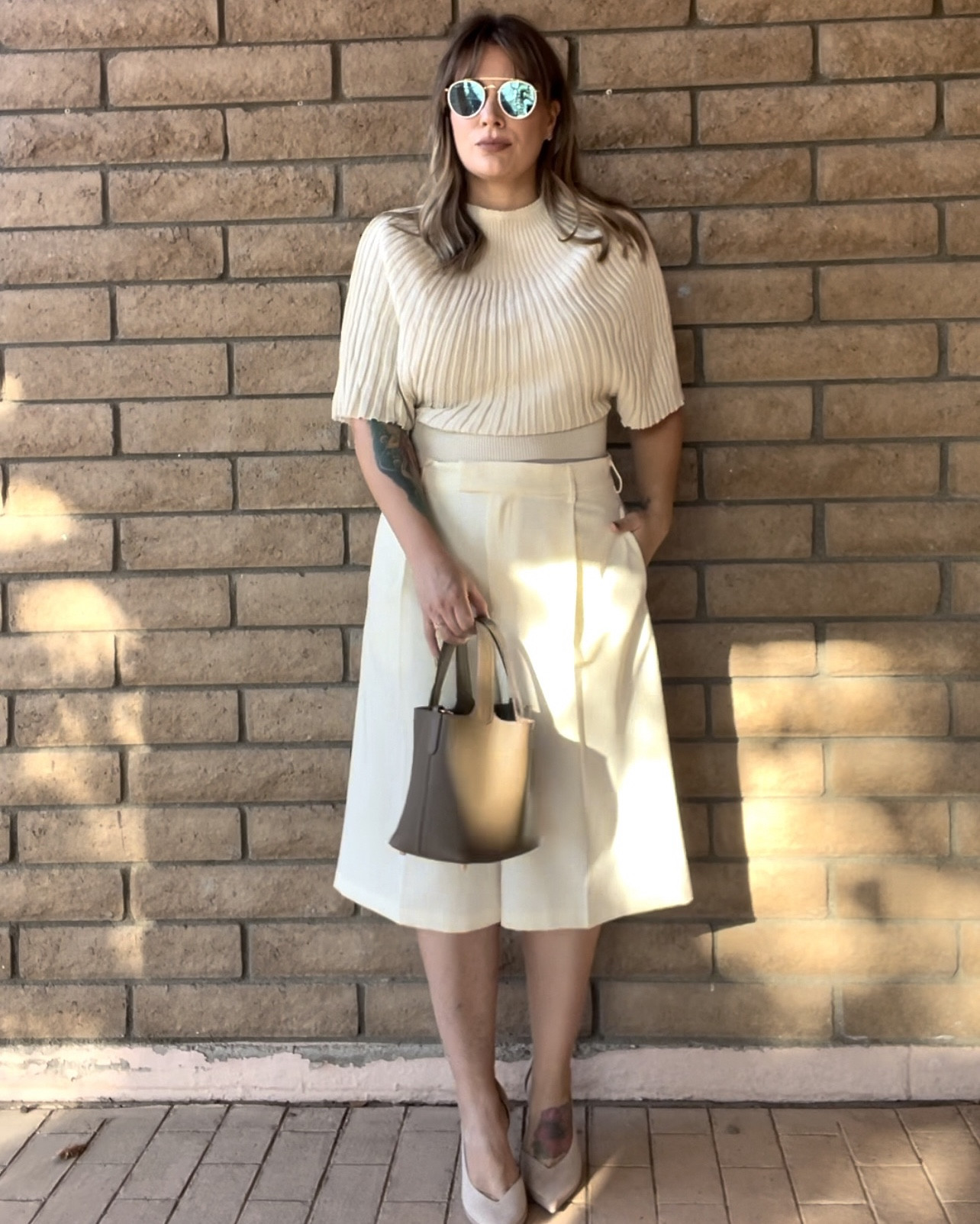 Cream and browns are the perfect fall combo. My outfit is from SDEER. Everything fits true to size. My bag is from Dress Up Your purse. You can save 15% with my discount code MELISSAADAMS. 

#LTKStyleTip #LTKItBag #LTKHome