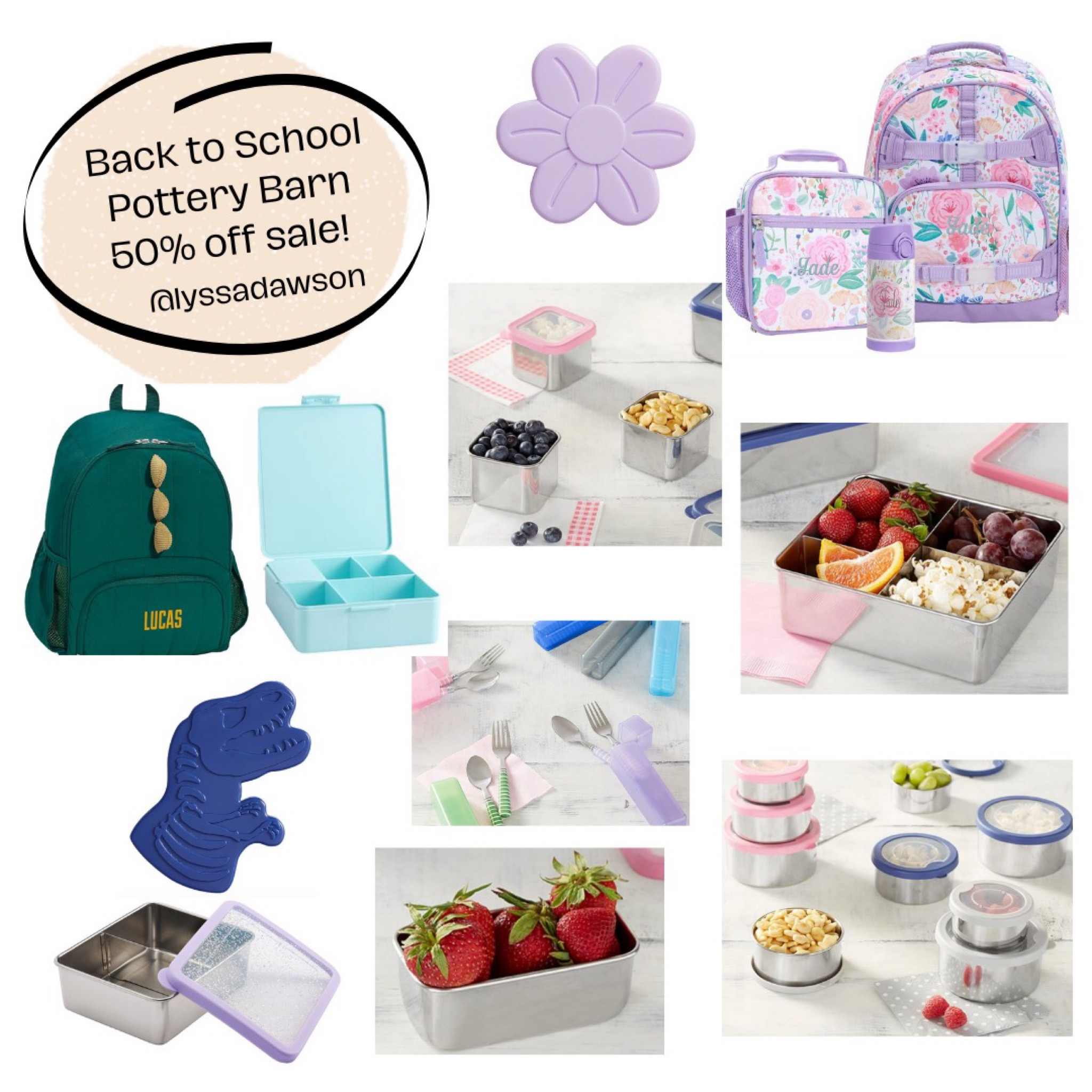 Back to school pottery barn 50% off sale! 

#LTKBacktoSchool #LTKSaleAlert #LTKFindsUnder100