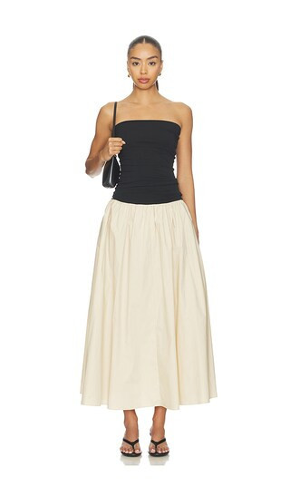 By Malene Birger Marc Dress in Black,Beige. - size L | Revolve Clothing (Global)