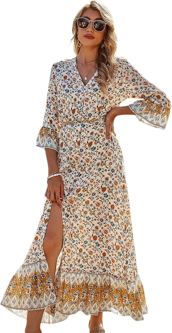 Lantina Summer Maxi Dress for Women 2022 | Amazon (US)