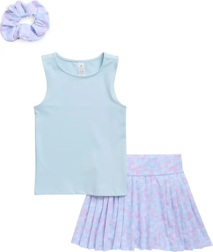 YOGALICIOUS Kids' Lux Nicki Tank, Skort & Scrunchie Set | Nordstromrack | Nordstrom Rack