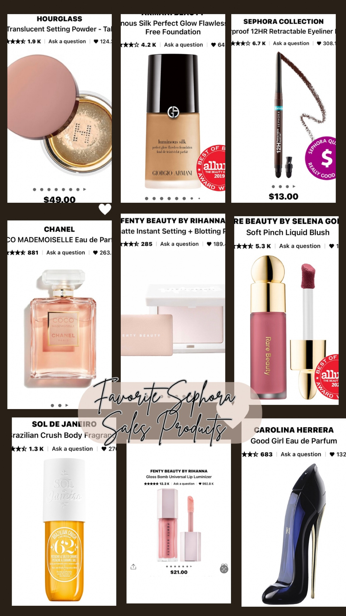 Favorite Sephora Sales Products ✨

#LTKbeauty #LTKBeautySale #LTKsalealert