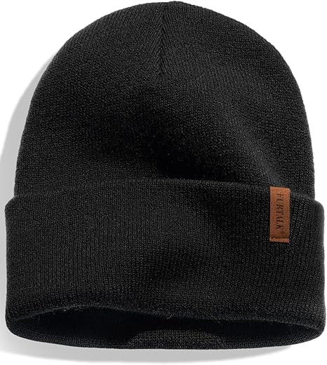 FURTALK Beanie for Men Women Cuffed Thick Knitted Unisex Winter Hat Beanies Skull Cap | Amazon (US)