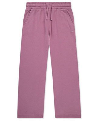 Girls' Essential Fleece Wide-Leg Pants | Macy's