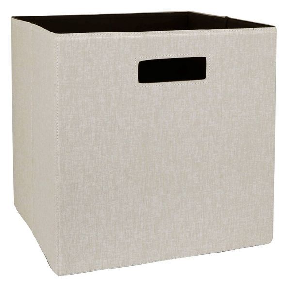 13" Fabric Cube Storage Bin Off-White - Threshold™ | Target