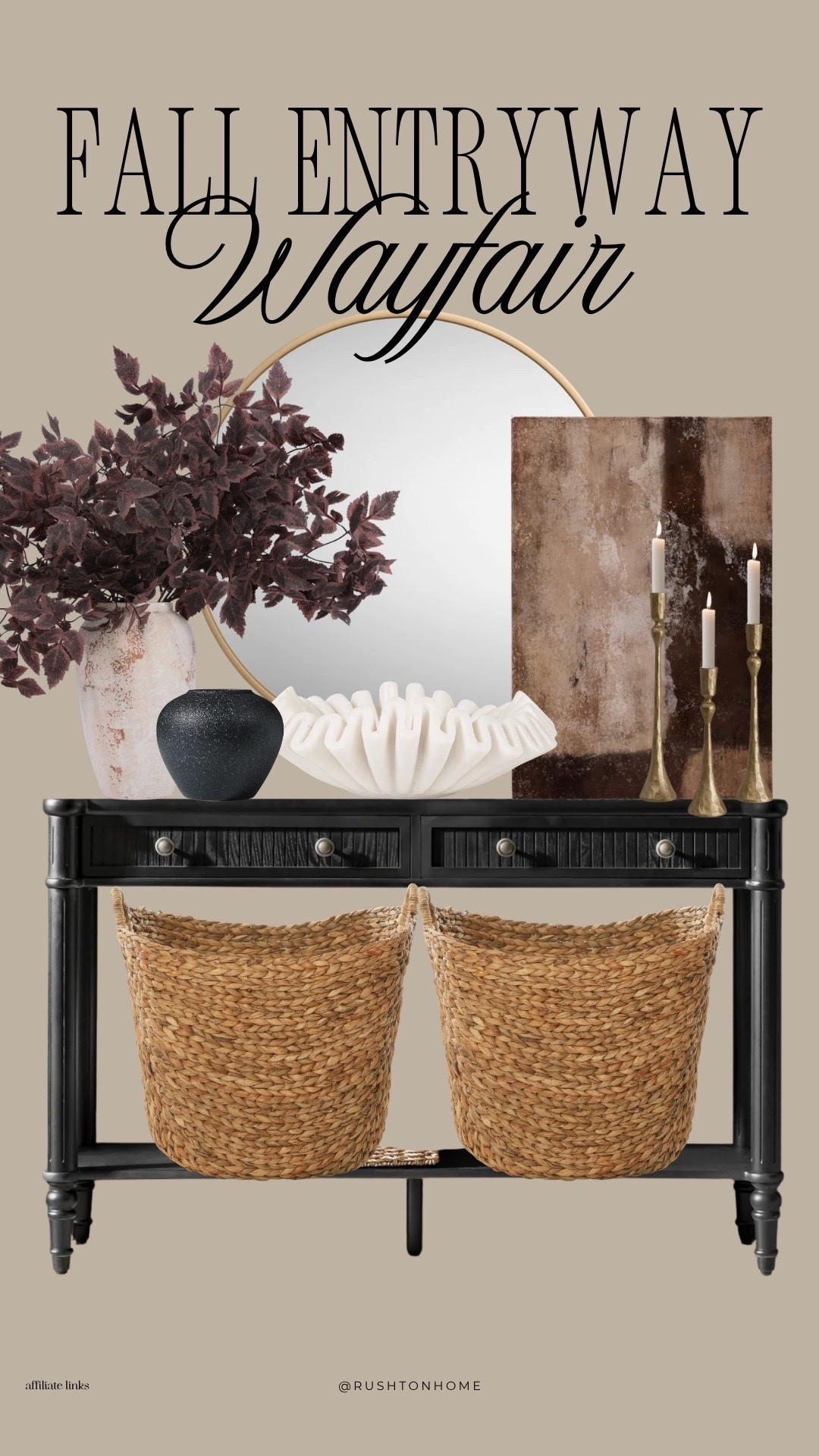 A cozy entryway instantly makes your home feel more inviting. 🤎🍂

I love how simple details can completely transform a space. A timeless console, warm wood tones, soft textures, and a few seasonal accents come together to create that welcoming, collected look without feeling overdone.

This fall-inspired entryway is proof that you don’t need to completely redecorate to make your home feel fresh for the season. Just a few thoughtful touches can make it feel warm, cozy, and beautifully lived-in. ✨

#LTKHome #LTKmomlife #LTKdayinmylife