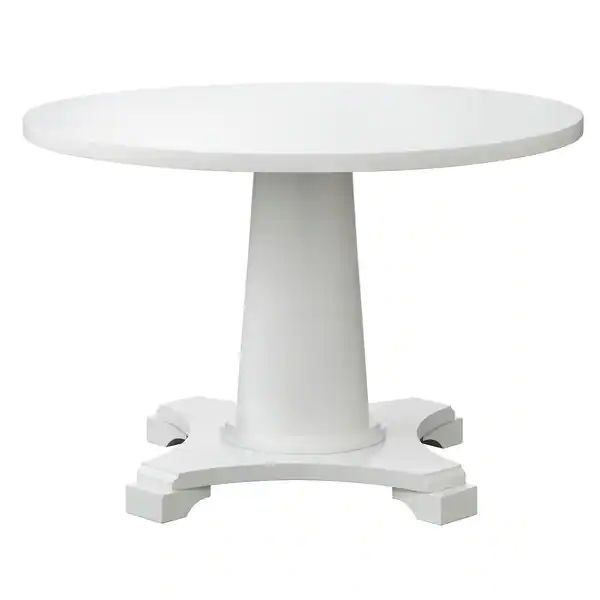 Simple Living Atwood Pedestal Table - White | Bed Bath & Beyond