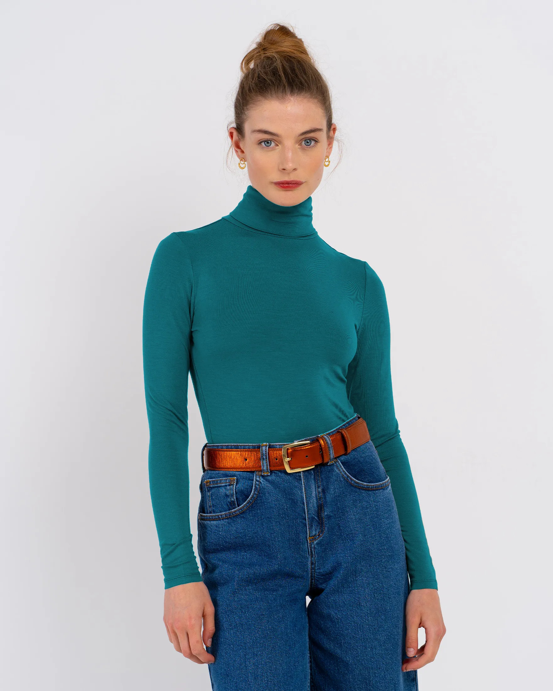 Silky Roll Neck | Kettlewell Colours