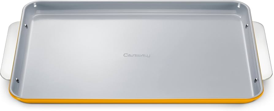 Caraway Non-Stick Ceramic Baking Sheet - Naturally Slick Ceramic Coating - Non-Toxic, PTFE & PFOA... | Amazon (US)