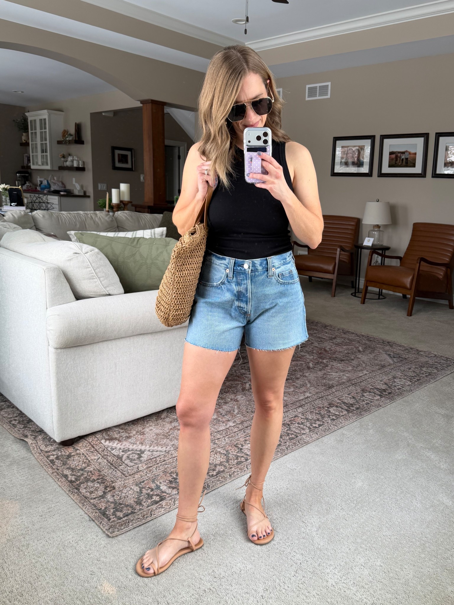 Our favorite target denim shorts! 