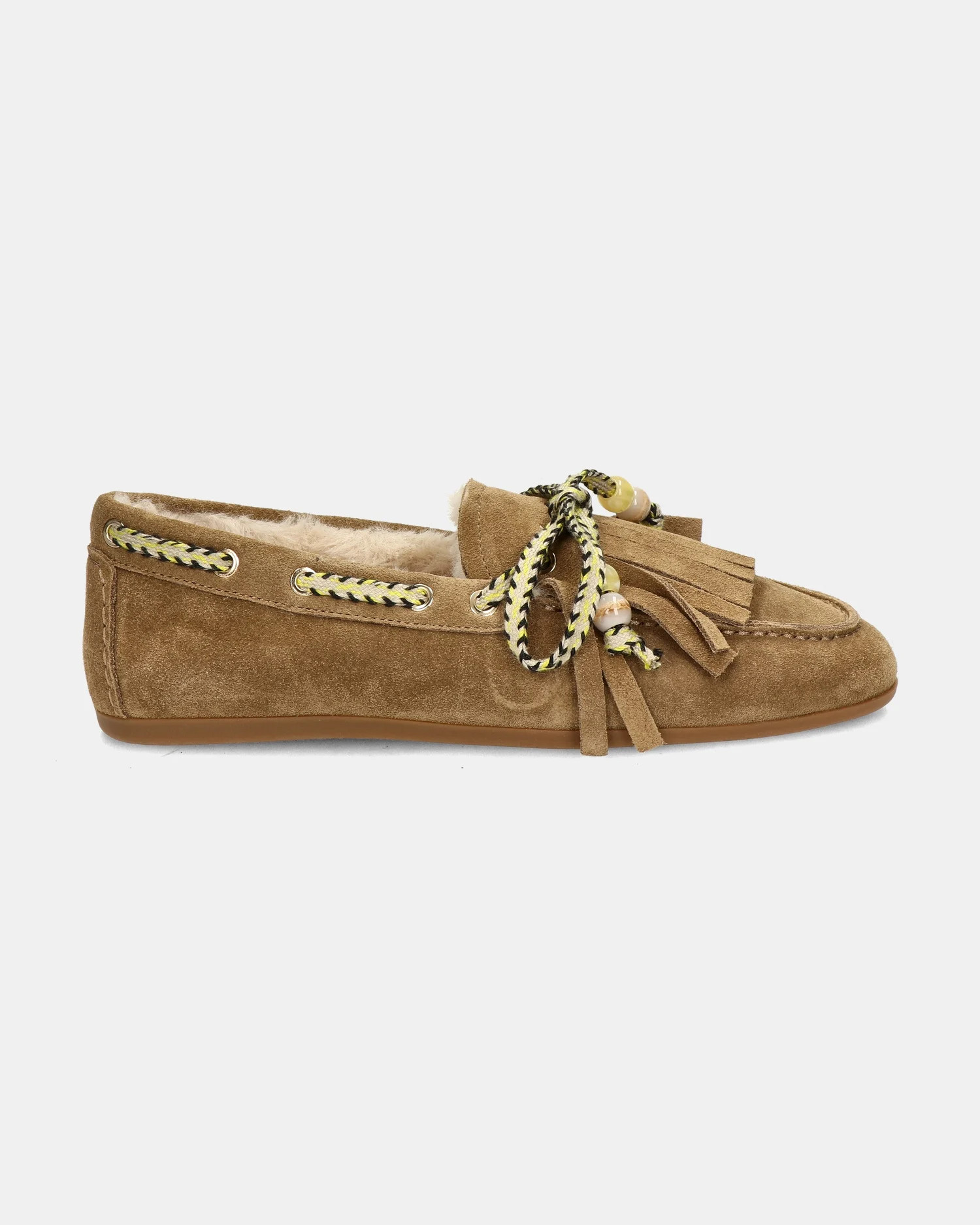 Nelson - Mocassins & loafers voor vrouwen - Taupe | Nelson Schoenen NL