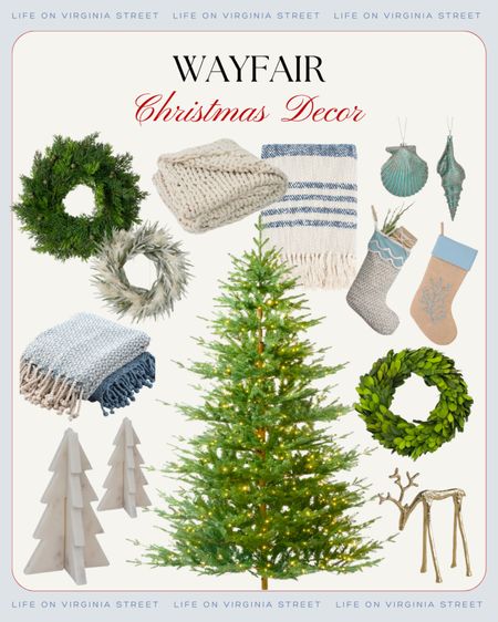 The cutest coastal Christmas decor from Wayfair! Includes a natural Christmas tree, blue scalloped stockings, Christmas wreaths, cozy striped blankets, brass reindeer, boxwood wreath, beach ornaments, seashell Christmas decor, mini Christmas trees and more. And several are currently on sale!
.
#ltkhome #ltkholiday #ltksalealert #ltkfindsunder50 #ltkfindsunder100 #ltkstyletip #ltkseasonal #ltkover

#LTKsalealert #LTKHoliday #LTKhome