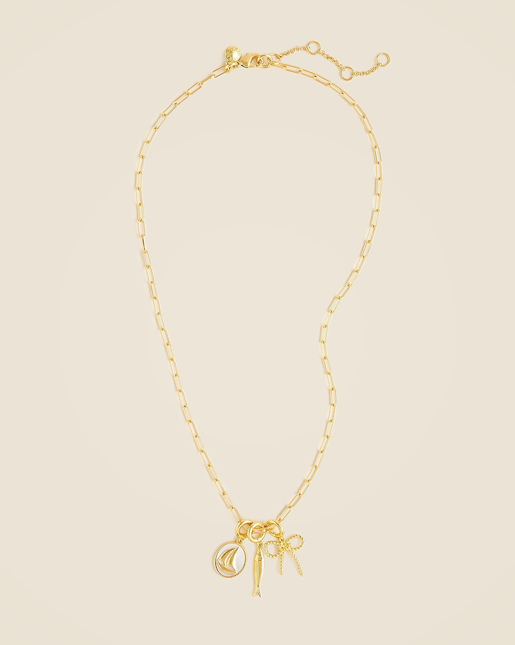 Nautical charm necklace | J. Crew US