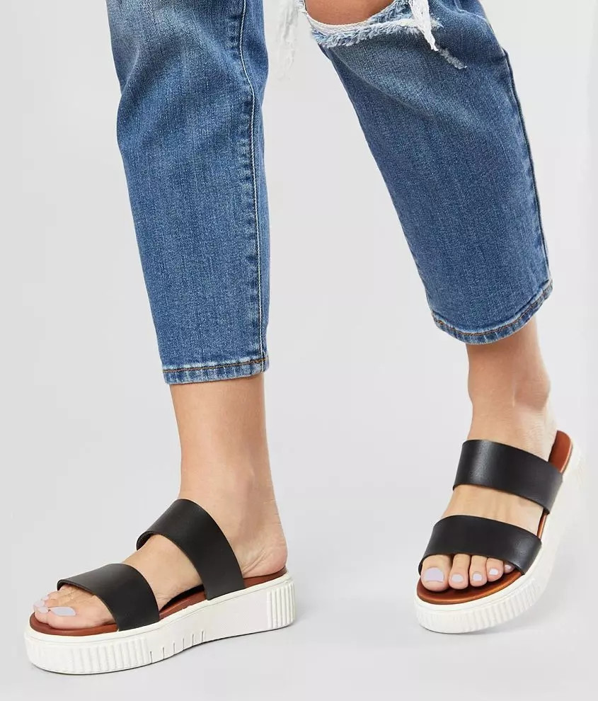 Lexi Strappy Flatform Sandal | Buckle