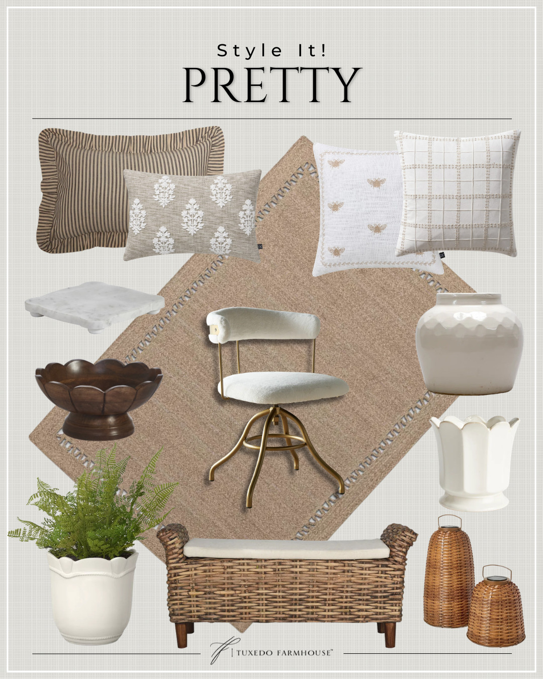 A well-styled space is rarely about a single statement piece; it is the quiet layering of texture, tone, and form that creates a lasting impression. Here, soft neutrals provide a composed foundation, while subtle pattern in the textiles introduces depth without disrupting the calm.  

 #LTKSeasonal #LTKHome #LTKSaleAlert