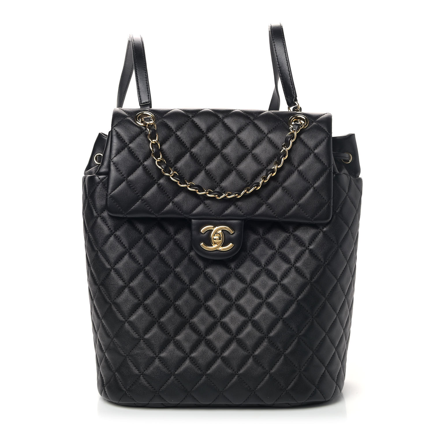 CHANEL Lambskin Quilted Large Urban Spirit Backpack Black | FASHIONPHILE | Fashionphile