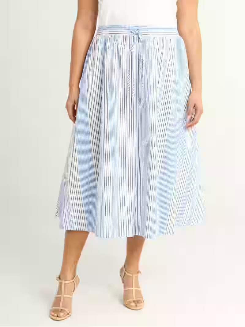 Free Assembly Women's and Women's Plus  Tie Front Cotton Maxi Skirt, XS-4X | Walmart (US)