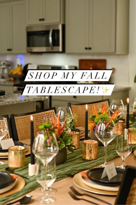 Shop my fall inspired tablescape!✨

#LTKhome #LTKparties #LTKSeasonal