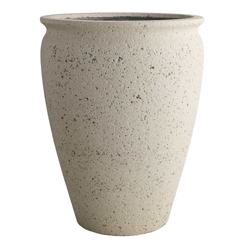 Kennedy White Tall Planter, Extra Large | At Home