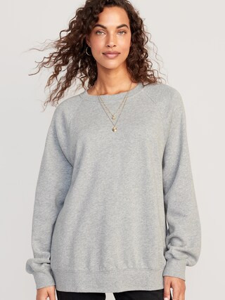 Oversized Vintage Tunic Sweatshirt for Women | Old Navy (CA)