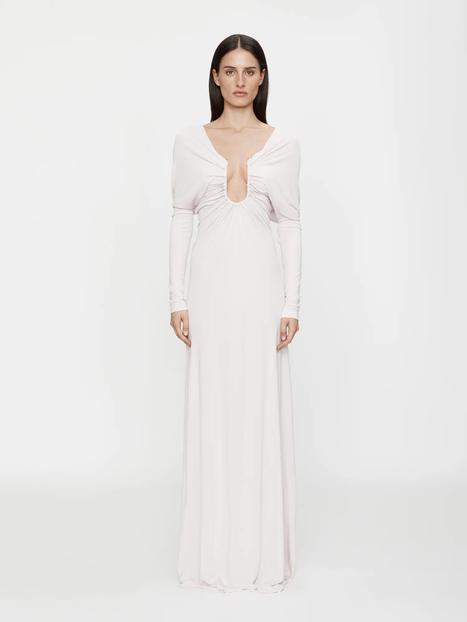 Christopher Esber | Arced Palm Strapless Shawl Gown | Christopher Esber (Global)
