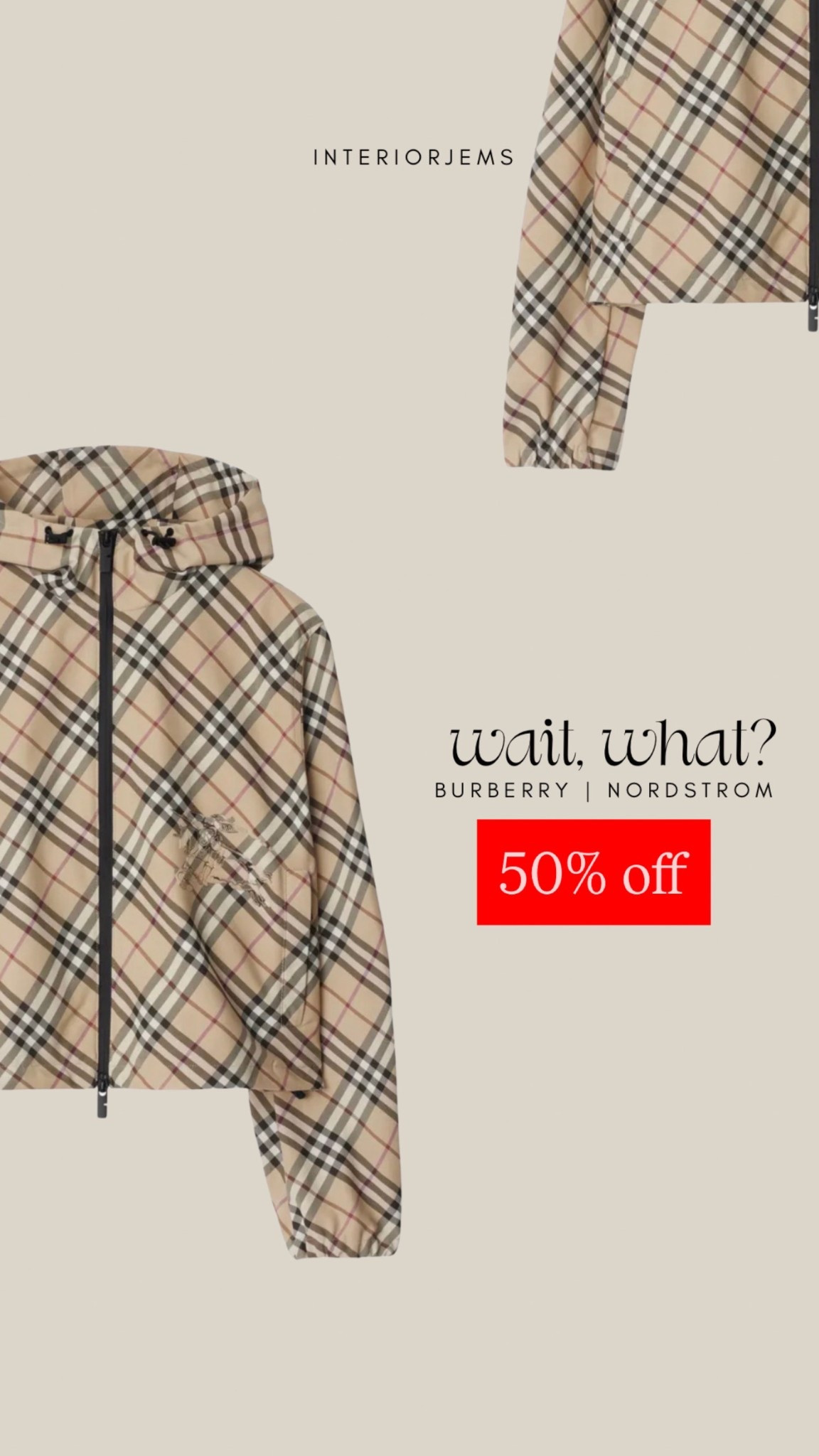 Oh my gosh, 50% off this Burberry coat. Nordstrom sale. Designer fall coat on sale from Nordstrom, a gift for her a gift for mom gift for grandma.

#LTKHome #LTKSaleAlert #LTKmomlife