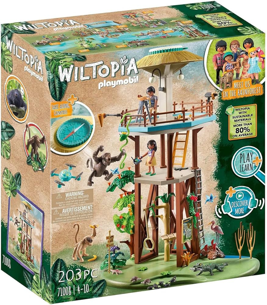 Playmobil Wiltopia Research Tower with Compass | Amazon (US)