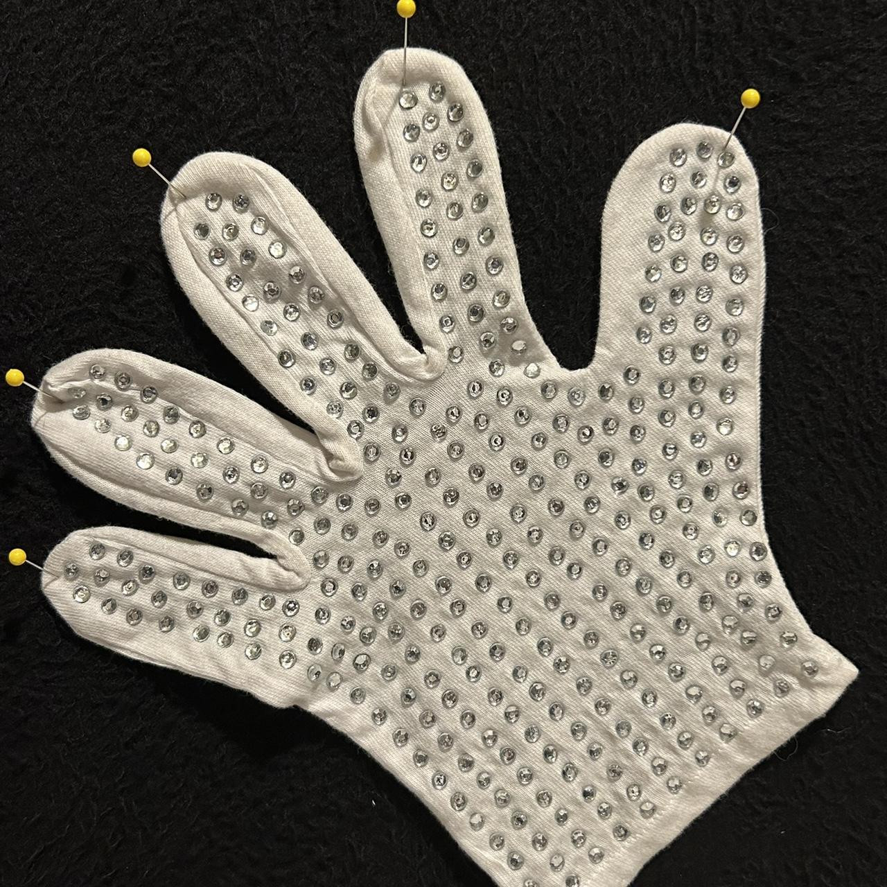 Michael Jackson Sequin Glove Silver Rhinestone Right... | Depop | Depop Ltd AU