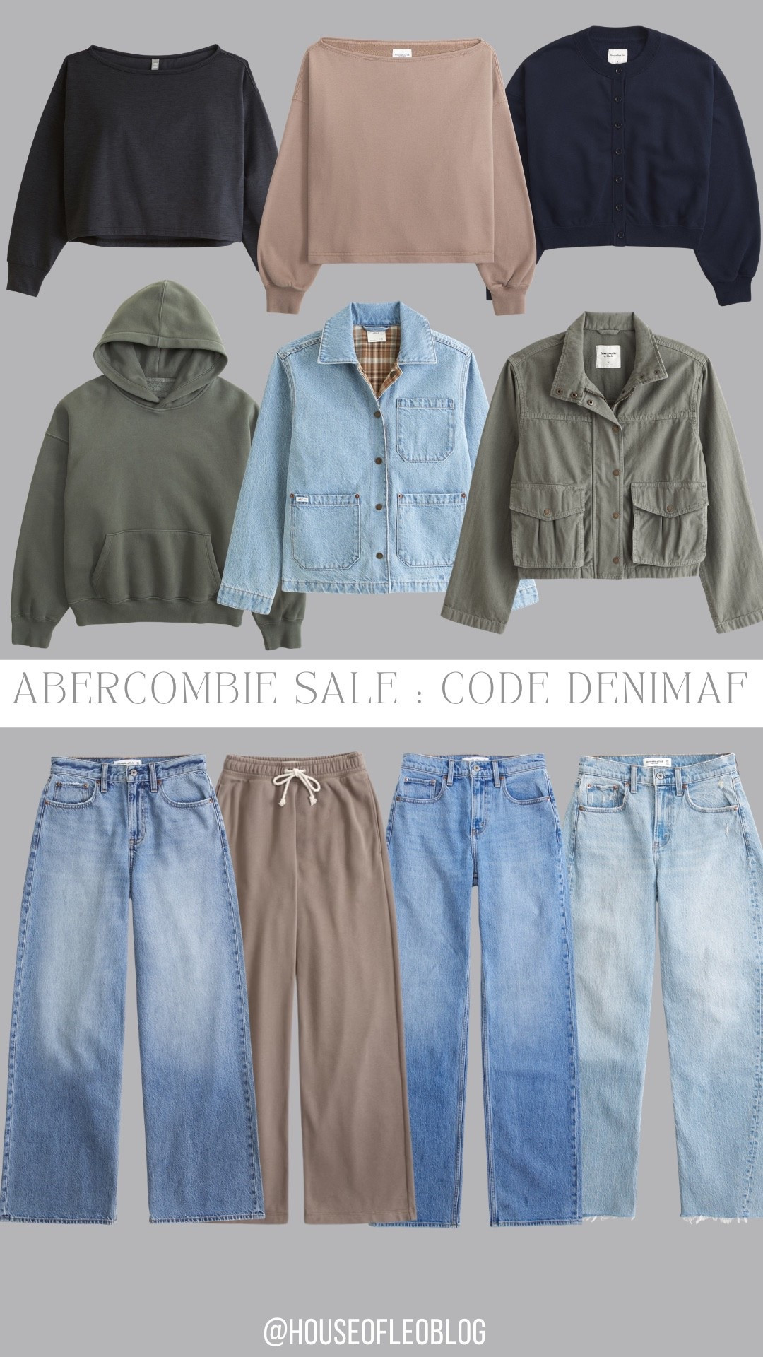 Abercrombie code DENIMAF

#LTKSaleAlert