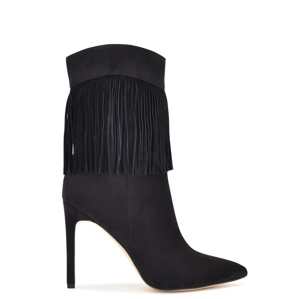 Tries Heeled Fringe Booties | Nine West (US)