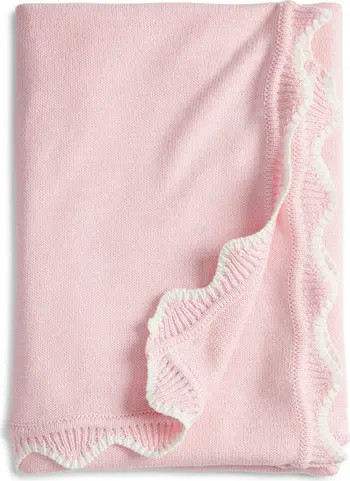 Scallop Trim Baby Blanket | Nordstrom