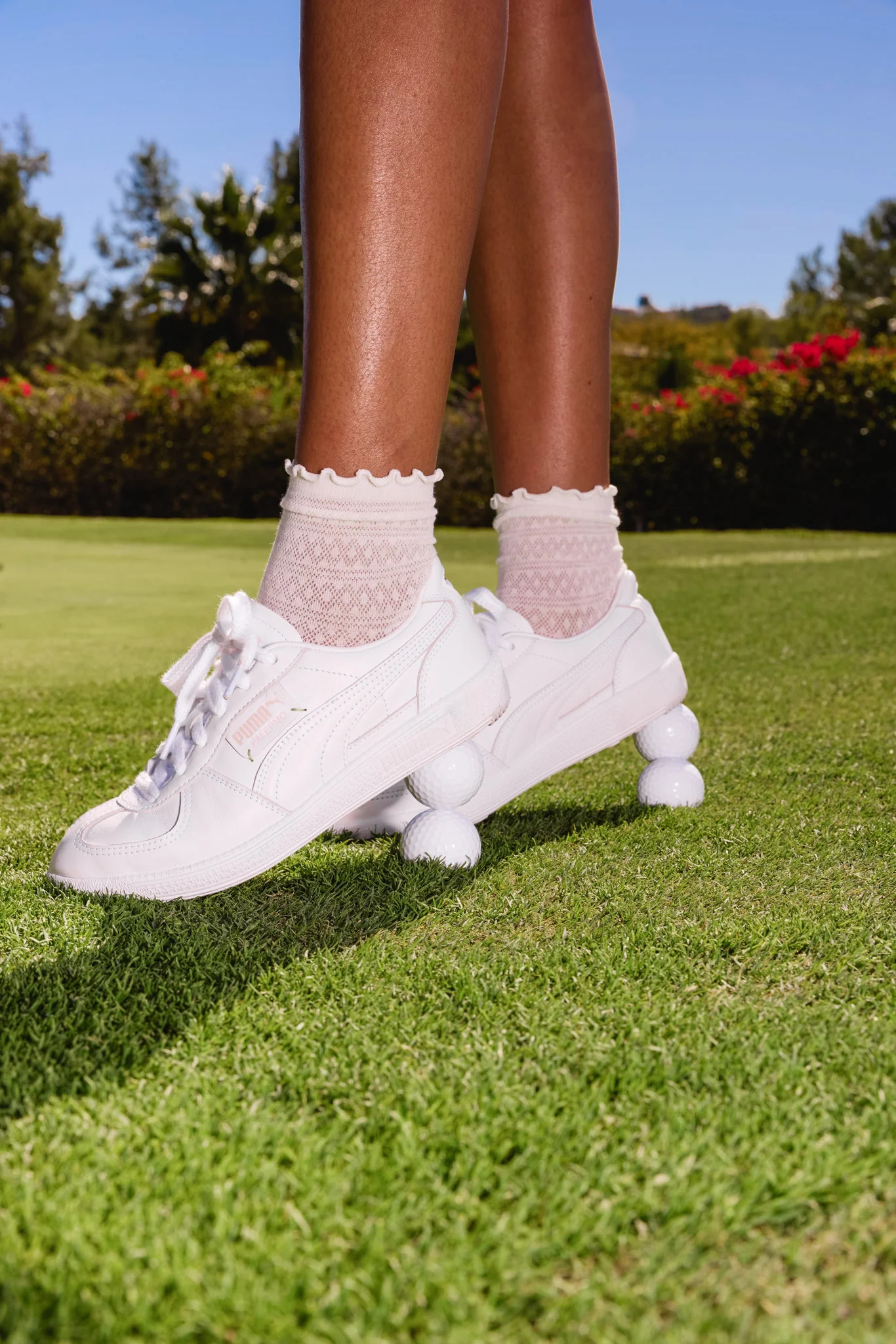 Puma x Show Me Your Mumu Palermo G ~ White Glow Rose Blossom | Show Me Your Mumu