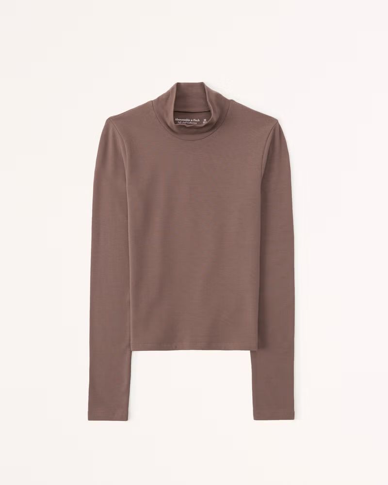 Long-Sleeve Mockneck Top | Abercrombie & Fitch (US)