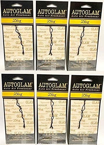 Tyler Candle Company Co Autoglam Air Freshener - Diva fragrance - Set of 6 (Diva (Pack of 6)) | Amazon (US)