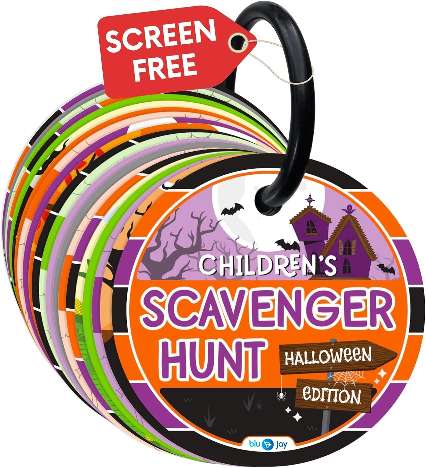 Blu Jay Children's Scavenger Hunt Cards - Halloween Edition | Amazon (US)