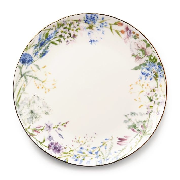 Floral Meadow Wreath Dinner Plates | Williams-Sonoma