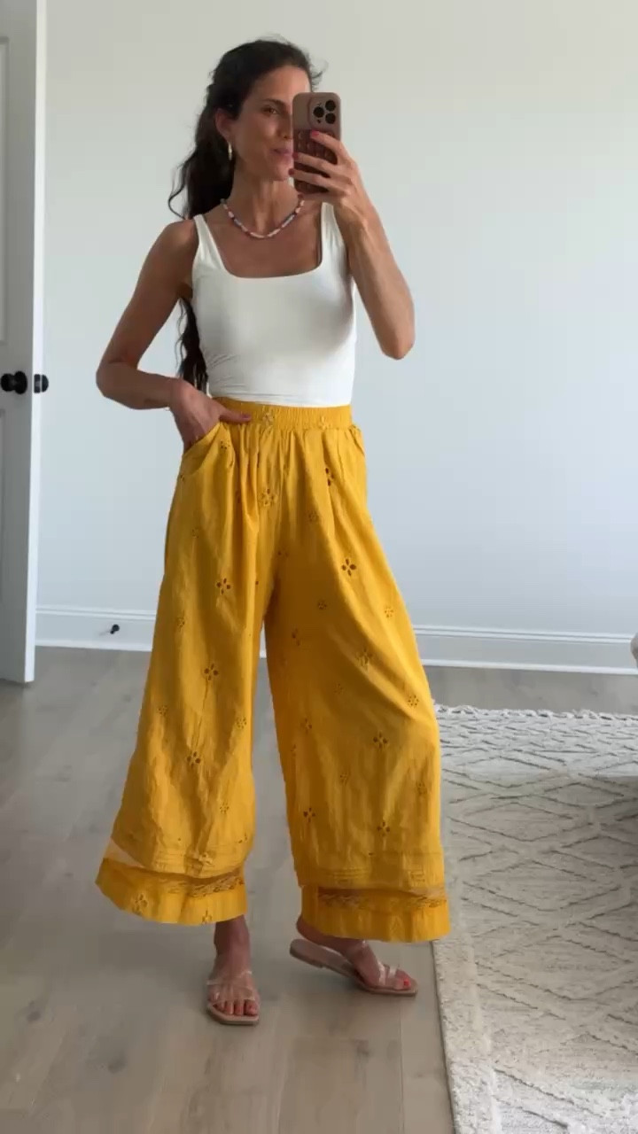 The easiest way to add a pop of color to your outfit.

These pants are so lightweight and comfortable, but still make a statement. Paired with a simple tank and you’re instantly put together.

#LTKdayinmylife #LTKSeasonal #LTKootd