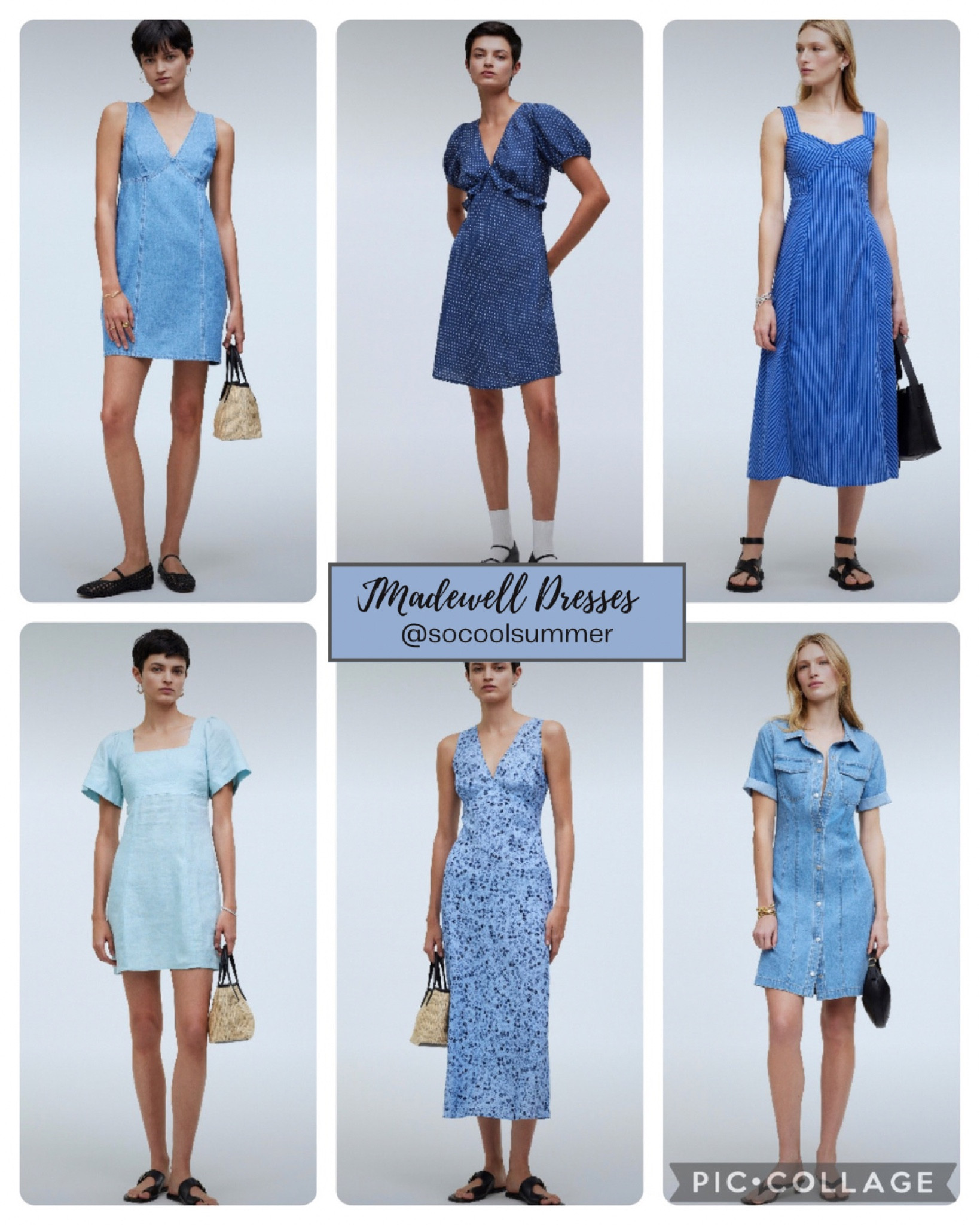 Madewell dresses in lovely summer blues. 25% off this weekend.

#hocsummer #coolsummer #lightsummer #softsummer #pastelsummer #darksummer #brownsummer #sweetpeasummer #summerpalette #summerfinds

#LTKstyletip #LTKfindsunder100 #LTKsalealert