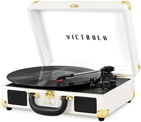 Amazon.com: Victrola Vintage 3-Speed Bluetooth Portable Suitcase Record Player with Built-in Spea... | Amazon (US)