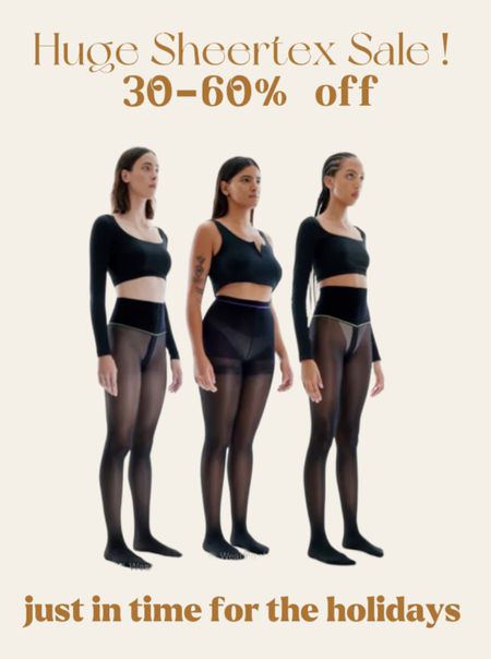 I swear by these ! I wear size medium , & love love love these tights they are the most durable on the market! Holiday parties are around the corner so stock up on this sale ! Normally retail for 60-$100 abd on sale for 30-$40! 

#LTKHoliday #LTKsalealert #LTKSeasonal